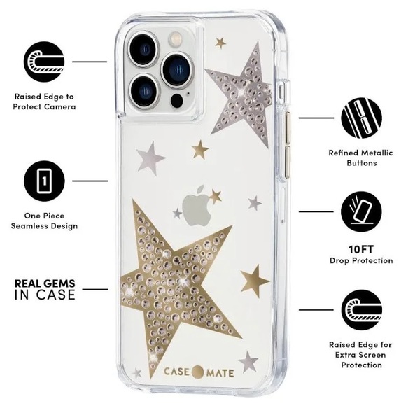 CASE-MATE Sheer Superstar iPhone 13 Pro Max - Picture 4 of 12